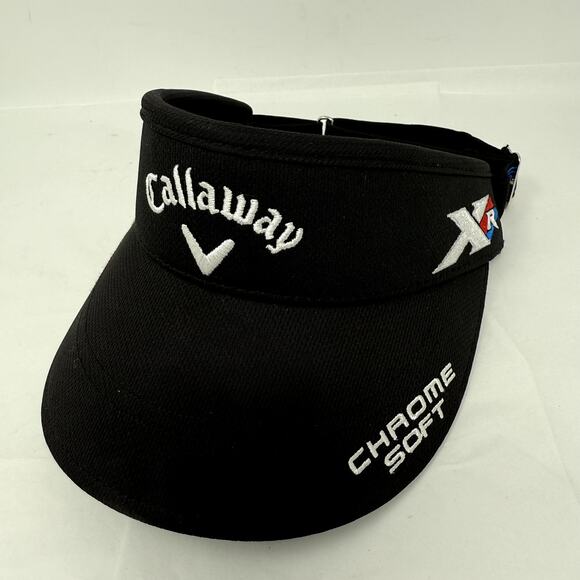 Callaway Chrome Soft Golf Hat Black Visor Cap Great Big Bertha Gorpcore Outdoor - Picture 1 of 6
